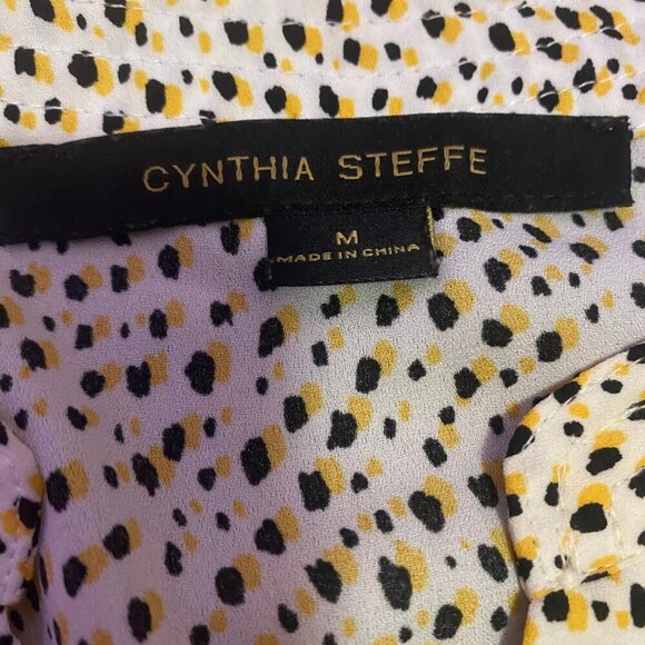 ✨ Cynthia Steffe Polka Dot Print Blouse (Size M) - Picture 5 of 6